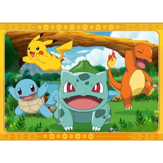 Pokémon 4x100 darabos puzzle Ravensburger Pokémon 4x100 darabos puzzle