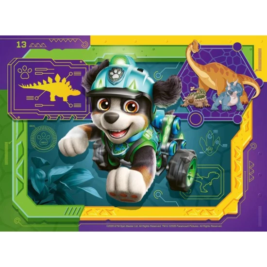 Mancs őrjárat puzzle Dinoszauruszfilm 4 az 1-ben Ravensburger Mancs őrjárat puzzle Dinoszauruszfilm 4 az 1-ben