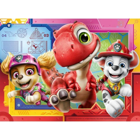 Mancs őrjárat puzzle Dinoszauruszfilm 4 az 1-ben Ravensburger Mancs őrjárat puzzle Dinoszauruszfilm 4 az 1-ben