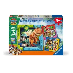 Mancs őrjárat puzzle Dinoszauruszfilm 3×49 darab