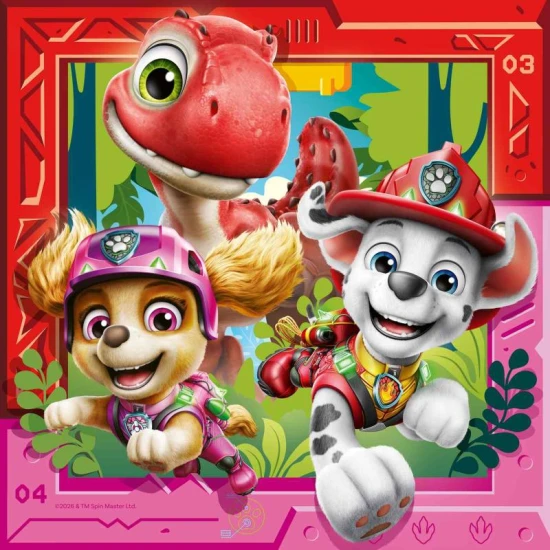 Mancs őrjárat puzzle Dinoszauruszfilm 3×49 darab Ravensburger Mancs őrjárat puzzle Dinoszauruszfilm 3×49 darab