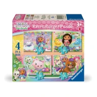 Gabby's Dollhouse Puzzle 4 az 1-ben Gabby's Dollhouse Puzzle 4 az 1-ben