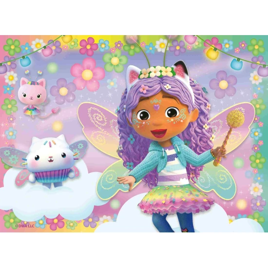 Gabby's Dollhouse Puzzle 4 az 1-ben Gabby's Dollhouse Puzzle 4 az 1-ben