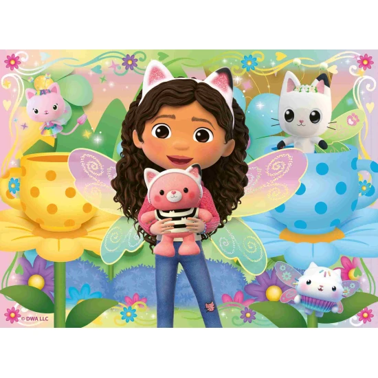 Gabby's Dollhouse Puzzle 4 az 1-ben Gabby's Dollhouse Puzzle 4 az 1-ben