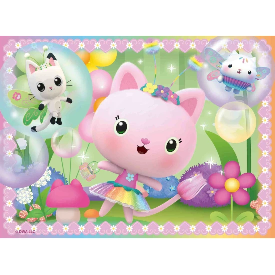 Gabby's Dollhouse Puzzle 4 az 1-ben Gabby's Dollhouse Puzzle 4 az 1-ben