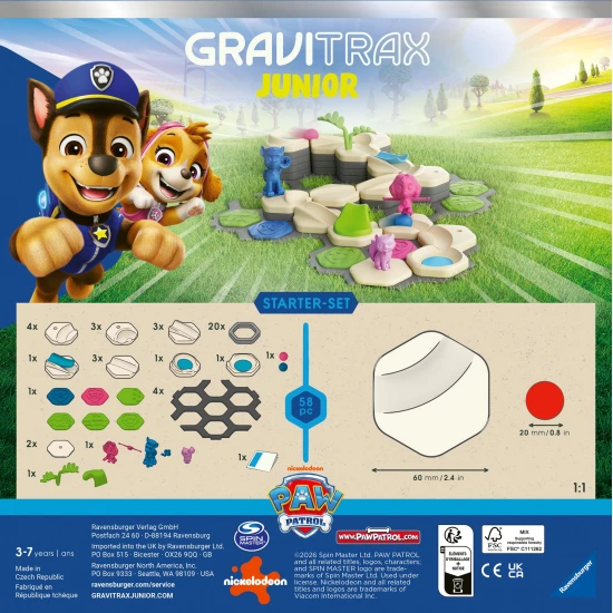 Ravensburger GraviTrax Junior Mancs őrjárat kezdőkészlet S Ravensburger GraviTrax Junior Mancs őrjárat kezdőkészlet S