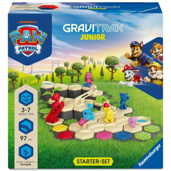 Ravensburger GraviTrax Junior Mancs őrjárat kezdőkészlet L Ravensburger GraviTrax Junior Mancs őrjárat kezdőkészlet L