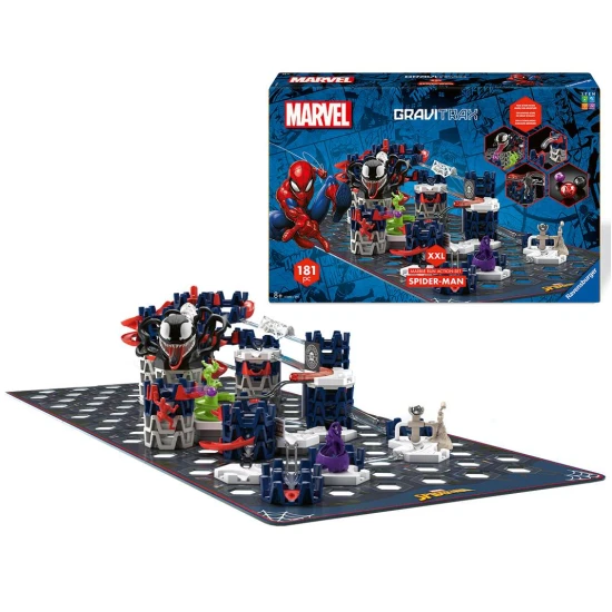 Ravensburger GraviTrax Pókember kezdőkészlet XXL Ravensburger GraviTrax Pókember kezdőkészlet XXL
