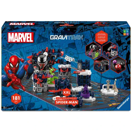 Ravensburger GraviTrax Pókember kezdőkészlet XXL Ravensburger GraviTrax Pókember kezdőkészlet XXL
