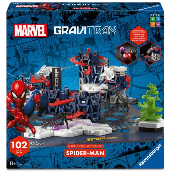Ravensburger GraviTrax Pókember kezdőkészlet M Ravensburger GraviTrax Pókember kezdőkészlet M