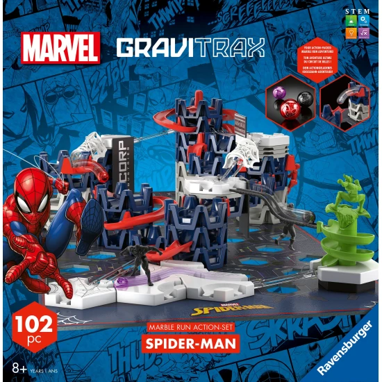 Ravensburger GraviTrax Pókember kezdőkészlet M Ravensburger GraviTrax Pókember kezdőkészlet M