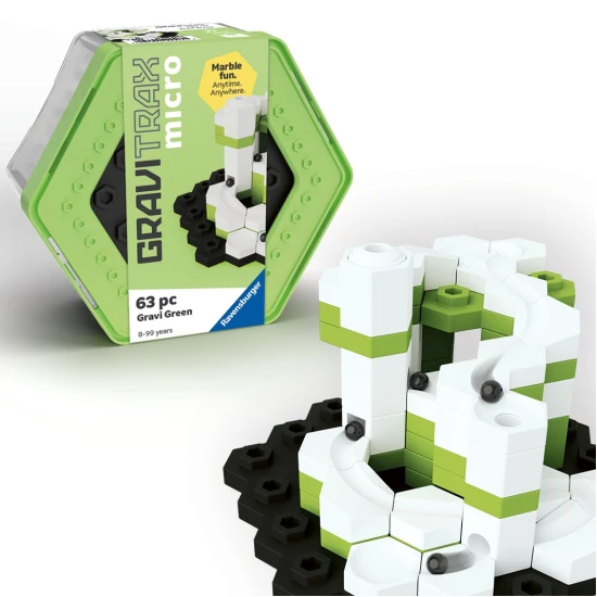 Ravensburger GraviTrax Micro kezdőkészlet S, fekete Ravensburger GraviTrax Micro kezdőkészlet S, fekete