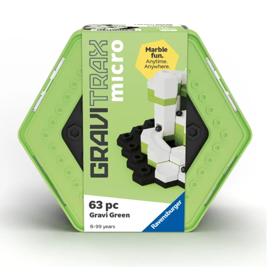Ravensburger GraviTrax Micro kezdőkészlet S, fekete Ravensburger GraviTrax Micro kezdőkészlet S, fekete