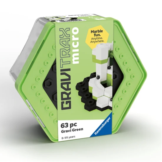 Ravensburger GraviTrax Micro kezdőkészlet S, fekete Ravensburger GraviTrax Micro kezdőkészlet S, fekete