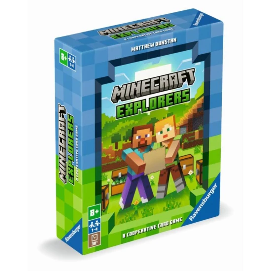 Kalandozzatok együtt a Minecraft: Explorers kártyajátékban