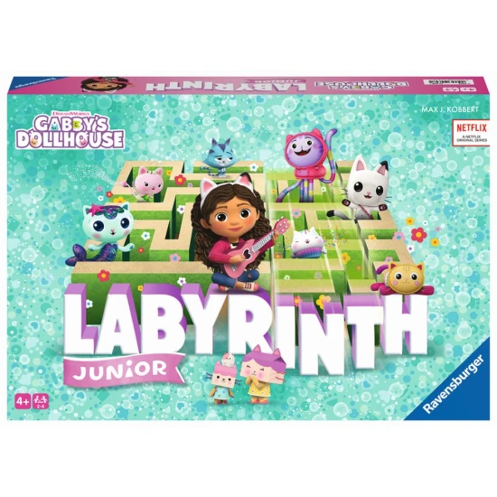 Találd meg az összes macskát a Labyrinth Junior Gabby's Dollhouse-ban.