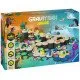 GraviTrax Junior Starter készlet My world: Labdapálya dzsungel, jég, sivatag és óceán témájú világokkal gyerekeknek 3 éves kortól.