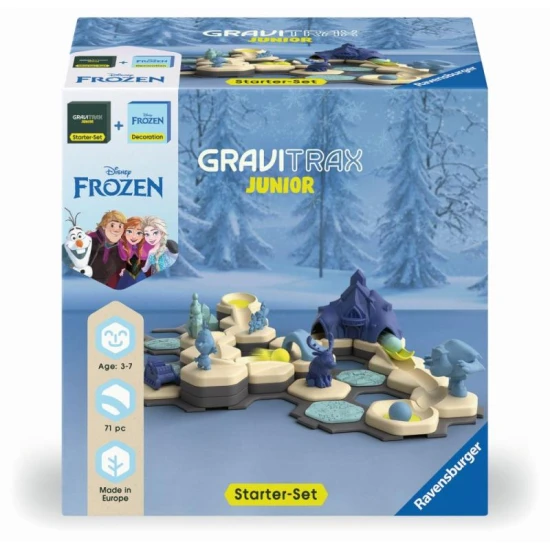 GraviTrax Junior Frozen - Kezdőkészlet Frozen karakterekkel és márványpályákkal