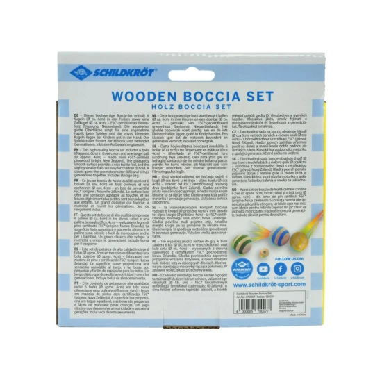 Schildkröt Boccia fa szett