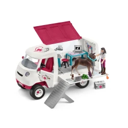 Schleich Mobil állatorvosi állomás hannoveri csikóval Schleich Mobil állatorvosi állomás hannoveri csikóval