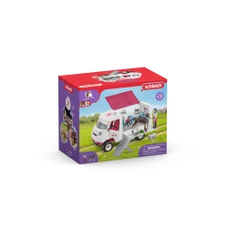 Schleich Mobil állatorvosi állomás hannoveri csikóval Schleich Mobil állatorvosi állomás hannoveri csikóval