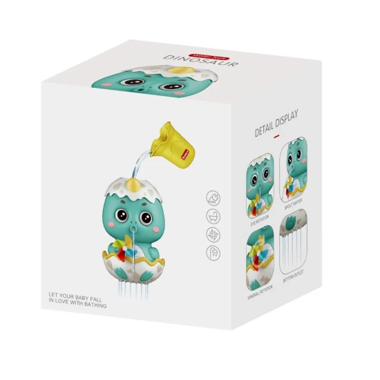 Interaktív Dino fürdőjáték - Egy aranyos fürdőtárs