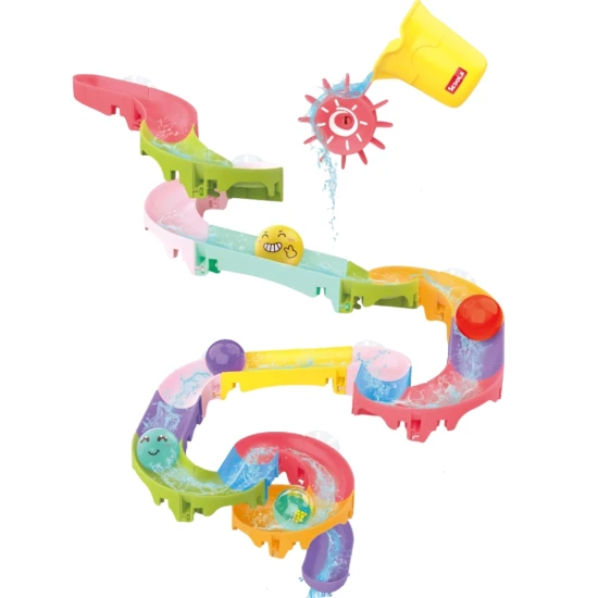 42 darabos saját készítésű vízicsúszda – Építés és szórakozás