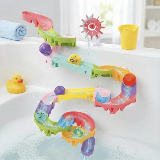 42 darabos saját készítésű vízicsúszda – Építés és szórakozás