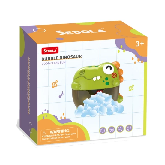 Habszivacs dinoszaurusz fürdőkádba - ideális ajándék a kis fürdőrajongóknak