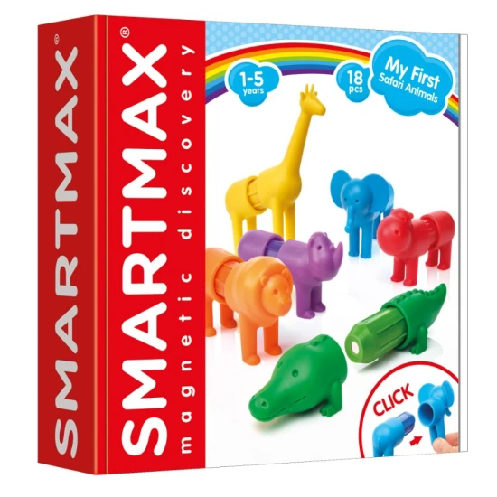 Mágneses készlet Az első szafari állataim a SmartMax-tól. 