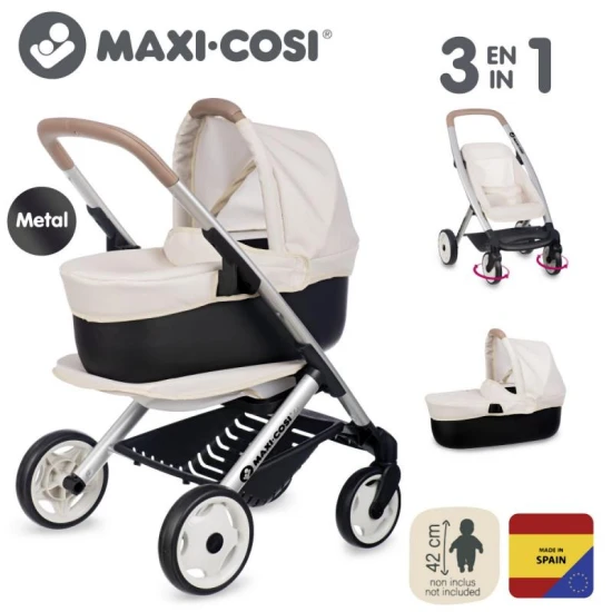 Maxi Cosi bézs kombinált babakocsi babákhoz