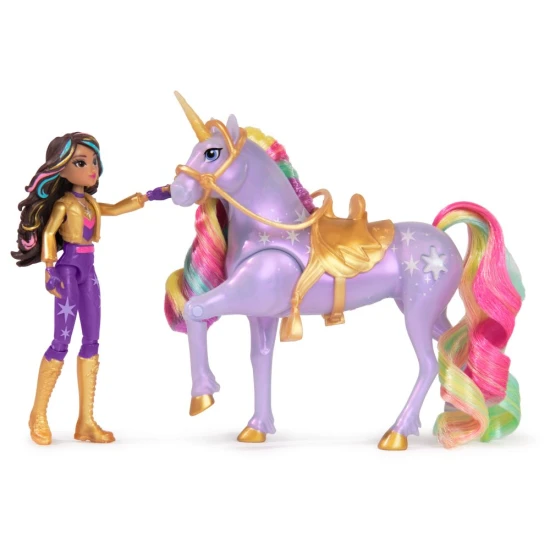 Spin Master Unikornis Akadémia fénylő unikornis és figura 11 cm Sophia & Wildstar