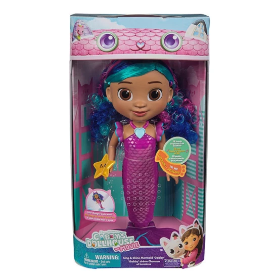 Gabby baba hangokkal és mozgó testrészekkel