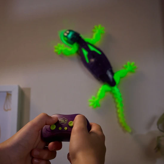 Spin Master Hex Bots RC foszforeszkáló falmászó gekkó