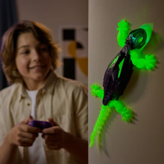 Spin Master Hex Bots RC foszforeszkáló falmászó gekkó