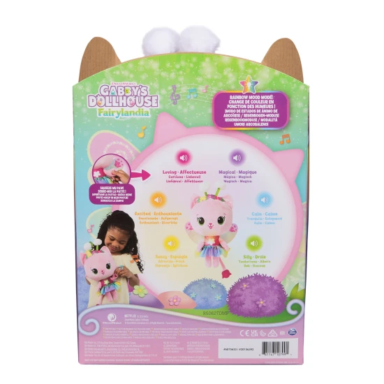 Spin Master Gabi varázslatos babaháza 30 cm-es plüss tündér fénnyel és hanggal