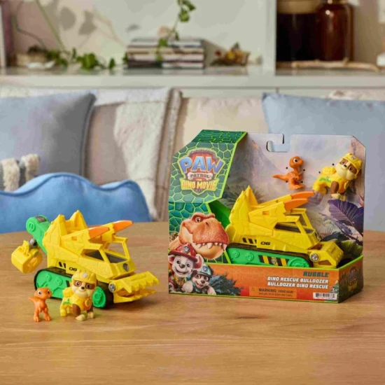 Labková patrola dino akčné vozidlo Rubble Spin Master Labková patrola dino akčné vozidlo Rubble