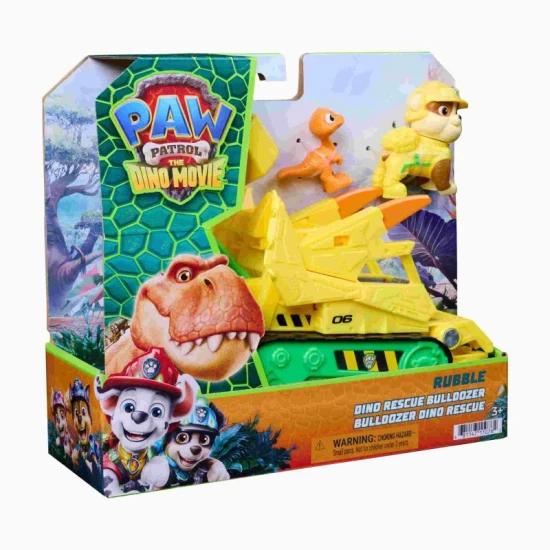Labková patrola dino akčné vozidlo Rubble Spin Master Labková patrola dino akčné vozidlo Rubble