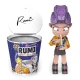 K-POP rámen pohár – Rumi 3D puzzle figura K-Pop Demon Hunters chibi stílusban rámen pohárral