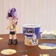K-POP rámen pohár – Rumi 3D puzzle figura K-Pop Demon Hunters chibi stílusban rámen pohárral