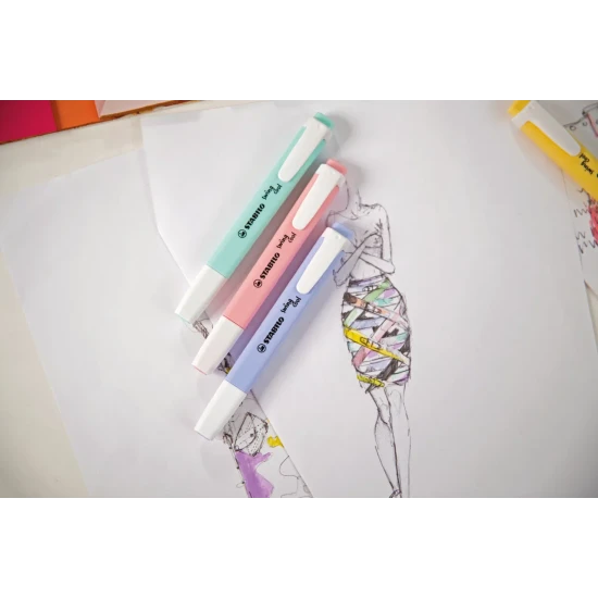 Kiemelő pasztell 4 színben