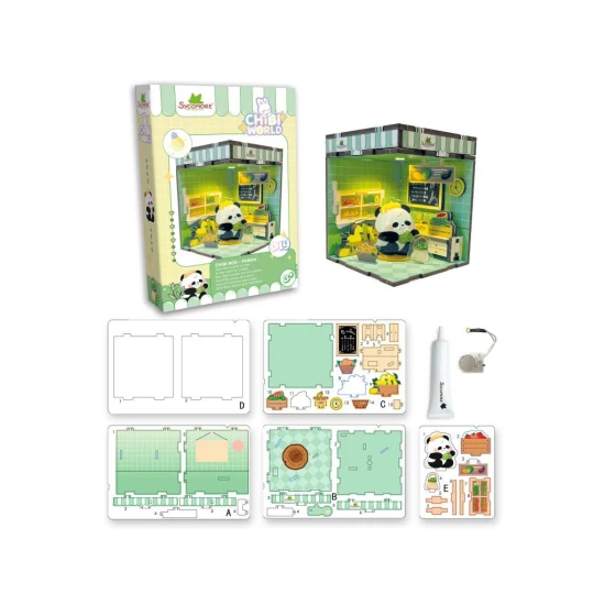 Sycomore Chibi világ Minibox pandával Sycomore Chibi világ Minibox pandával