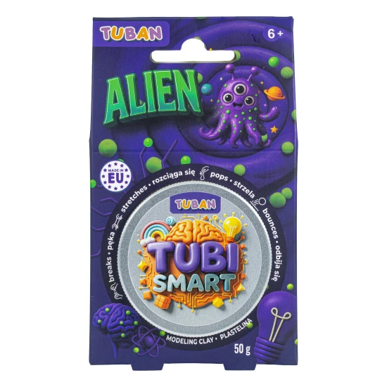 Tubi Smart Modellező agyag Alien 50g