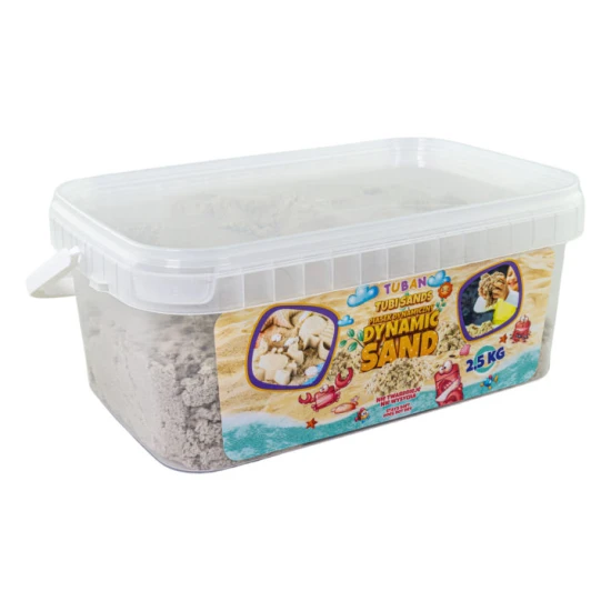 Dinamikus homok színtelen, természetes. Csomagolás 2,5 kg-os dobozban.