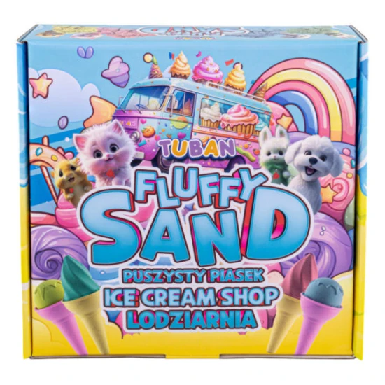 Tuban Fluffy homok jégkrém készlet