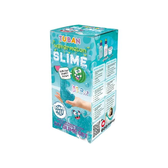 DIY Slime készlet görögdinnye nyálka készítéséhez gyerekeknek. Készítse el saját iszapját.