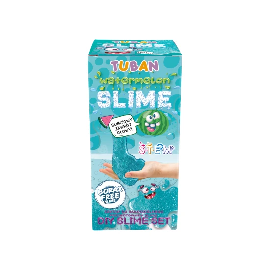 DIY Slime készlet görögdinnye nyálka készítéséhez gyerekeknek. Készítse el saját iszapját.