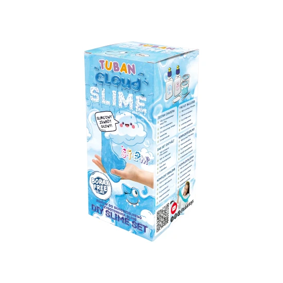 DIY Slime készlet nyálkafelhő készítéséhez gyerekeknek. Készítse el saját iszapját