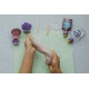 DIY Slime Kit a Glow in the dark iszap készítéséhez gyermekek számára. Készítse el saját iszapját.