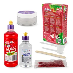 DIY Slime készlet slime készítéséhez Strawberry XL